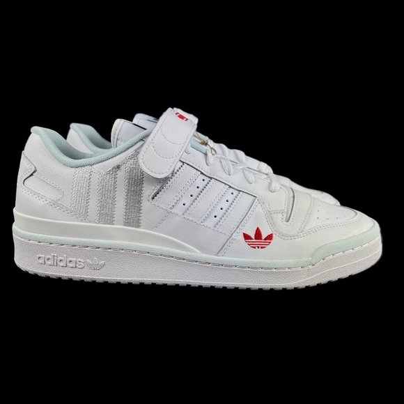 Adidas Forum Low Cloud White Almost Blue Shoes HQ4537 Men's Sizes 11.5 - 13 - Picture 1 of 9